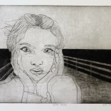 "Head Rush" Drypoint on Rives BFK 9” x 12”